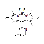 2,8-Diethyl-5,5-difluoro-1,3,7,9-tetramethyl-10-(4-methyl-2-pyridyl)-5H-dipyrrolo[1,2-c:2’,1’-f][1,3,2]diazaborinin-4-ium-5-uide