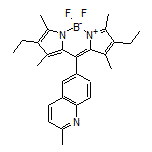 2,8-Diethyl-5,5-difluoro-1,3,7,9-tetramethyl-10-(2-methyl-6-quinolyl)-5H-dipyrrolo[1,2-c:2’,1’-f][1,3,2]diazaborinin-4-ium-5-uide