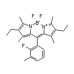 2,8-Diethyl-5,5-difluoro-10-(2-fluoro-3-methylphenyl)-1,3,7,9-tetramethyl-5H-dipyrrolo[1,2-c:2’,1’-f][1,3,2]diazaborinin-4-ium-5-uide