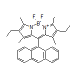 10-(9-Anthryl)-2,8-diethyl-5,5-difluoro-1,3,7,9-tetramethyl-5H-dipyrrolo[1,2-c:2’,1’-f][1,3,2]diazaborinin-4-ium-5-uide