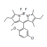 10-(5-Chloro-2-methoxyphenyl)-2,8-diethyl-5,5-difluoro-1,3,7,9-tetramethyl-5H-dipyrrolo[1,2-c:2’,1’-f][1,3,2]diazaborinin-4-ium-5-uide