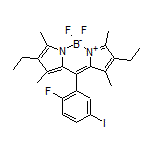 2,8-Diethyl-5,5-difluoro-10-(2-fluoro-5-iodophenyl)-1,3,7,9-tetramethyl-5H-dipyrrolo[1,2-c:2’,1’-f][1,3,2]diazaborinin-4-ium-5-uide