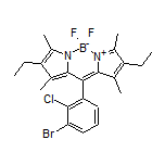 10-(3-Bromo-2-chlorophenyl)-2,8-diethyl-5,5-difluoro-1,3,7,9-tetramethyl-5H-dipyrrolo[1,2-c:2’,1’-f][1,3,2]diazaborinin-4-ium-5-uide