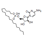 [(2R,3S,4S,5R)-5-[4-Amino-2-oxopyrimidin-1(2H)-yl]-3,4-dihydroxy-2-tetrahydrofuryl]methyl Octadecyl Hydrogen Phosphate