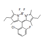 10-(2-Chloro-6-fluorophenyl)-2,8-diethyl-5,5-difluoro-1,3,7,9-tetramethyl-5H-dipyrrolo[1,2-c:2’,1’-f][1,3,2]diazaborinin-4-ium-5-uide