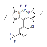 10-[2-Chloro-5-(trifluoromethyl)phenyl]-2,8-diethyl-5,5-difluoro-1,3,7,9-tetramethyl-5H-dipyrrolo[1,2-c:2’,1’-f][1,3,2]diazaborinin-4-ium-5-uide