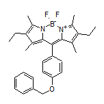 10-[4-(Benzyloxy)phenyl]-2,8-diethyl-5,5-difluoro-1,3,7,9-tetramethyl-5H-dipyrrolo[1,2-c:2’,1’-f][1,3,2]diazaborinin-4-ium-5-uide