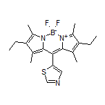 2,8-Diethyl-5,5-difluoro-1,3,7,9-tetramethyl-10-(5-thiazolyl)-5H-dipyrrolo[1,2-c:2’,1’-f][1,3,2]diazaborinin-4-ium-5-uide