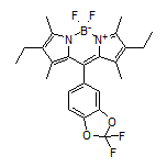 10-(2,2-Difluorobenzo[d][1,3]dioxol-5-yl)-2,8-diethyl-5,5-difluoro-1,3,7,9-tetramethyl-5H-dipyrrolo[1,2-c:2’,1’-f][1,3,2]diazaborinin-4-ium-5-uide