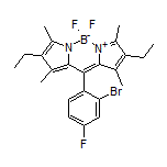 10-(2-Bromo-4-fluorophenyl)-2,8-diethyl-5,5-difluoro-1,3,7,9-tetramethyl-5H-dipyrrolo[1,2-c:2’,1’-f][1,3,2]diazaborinin-4-ium-5-uide