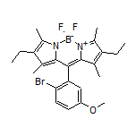 10-(2-Bromo-5-methoxyphenyl)-2,8-diethyl-5,5-difluoro-1,3,7,9-tetramethyl-5H-dipyrrolo[1,2-c:2’,1’-f][1,3,2]diazaborinin-4-ium-5-uide