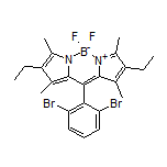 10-(2,6-Dibromophenyl)-2,8-diethyl-5,5-difluoro-1,3,7,9-tetramethyl-5H-dipyrrolo[1,2-c:2’,1’-f][1,3,2]diazaborinin-4-ium-5-uide