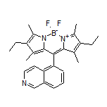 2,8-Diethyl-5,5-difluoro-10-(5-isoquinolyl)-1,3,7,9-tetramethyl-5H-dipyrrolo[1,2-c:2’,1’-f][1,3,2]diazaborinin-4-ium-5-uide