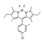 10-(4-Chloro-2-methylphenyl)-2,8-diethyl-5,5-difluoro-1,3,7,9-tetramethyl-5H-dipyrrolo[1,2-c:2’,1’-f][1,3,2]diazaborinin-4-ium-5-uide