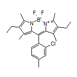 10-(2-Chloro-4-methylphenyl)-2,8-diethyl-5,5-difluoro-1,3,7,9-tetramethyl-5H-dipyrrolo[1,2-c:2’,1’-f][1,3,2]diazaborinin-4-ium-5-uide