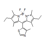 2,8-Diethyl-5,5-difluoro-1,3,7,9-tetramethyl-10-(4-methyl-5-thiazolyl)-5H-dipyrrolo[1,2-c:2’,1’-f][1,3,2]diazaborinin-4-ium-5-uide