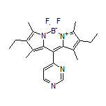 2,8-Diethyl-5,5-difluoro-1,3,7,9-tetramethyl-10-(4-pyrimidinyl)-5H-dipyrrolo[1,2-c:2’,1’-f][1,3,2]diazaborinin-4-ium-5-uide