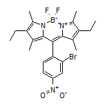 10-(2-Bromo-4-nitrophenyl)-2,8-diethyl-5,5-difluoro-1,3,7,9-tetramethyl-5H-dipyrrolo[1,2-c:2’,1’-f][1,3,2]diazaborinin-4-ium-5-uide