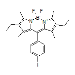 2,8-Diethyl-5,5-difluoro-10-(4-iodophenyl)-1,3,7,9-tetramethyl-5H-dipyrrolo[1,2-c:2’,1’-f][1,3,2]diazaborinin-4-ium-5-uide