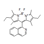 2,8-Diethyl-5,5-difluoro-10-(1-isoquinolyl)-1,3,7,9-tetramethyl-5H-dipyrrolo[1,2-c:2’,1’-f][1,3,2]diazaborinin-4-ium-5-uide