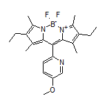 2,8-Diethyl-5,5-difluoro-10-(5-methoxy-2-pyridyl)-1,3,7,9-tetramethyl-5H-dipyrrolo[1,2-c:2’,1’-f][1,3,2]diazaborinin-4-ium-5-uide