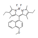 2,8-Diethyl-5,5-difluoro-10-(4-methoxy-1-naphthyl)-1,3,7,9-tetramethyl-5H-dipyrrolo[1,2-c:2’,1’-f][1,3,2]diazaborinin-4-ium-5-uide