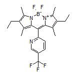 2,8-Diethyl-5,5-difluoro-1,3,7,9-tetramethyl-10-[5-(trifluoromethyl)-2-pyridyl]-5H-dipyrrolo[1,2-c:2’,1’-f][1,3,2]diazaborinin-4-ium-5-uide