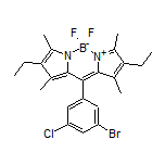 10-(3-Bromo-5-chlorophenyl)-2,8-diethyl-5,5-difluoro-1,3,7,9-tetramethyl-5H-dipyrrolo[1,2-c:2’,1’-f][1,3,2]diazaborinin-4-ium-5-uide