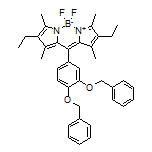 10-[3,4-Bis(benzyloxy)phenyl]-2,8-diethyl-5,5-difluoro-1,3,7,9-tetramethyl-5H-dipyrrolo[1,2-c:2’,1’-f][1,3,2]diazaborinin-4-ium-5-uide