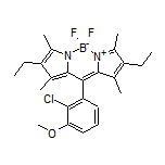 10-(2-Chloro-3-methoxyphenyl)-2,8-diethyl-5,5-difluoro-1,3,7,9-tetramethyl-5H-dipyrrolo[1,2-c:2’,1’-f][1,3,2]diazaborinin-4-ium-5-uide