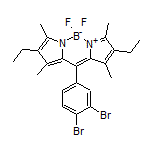 10-(3,4-Dibromophenyl)-2,8-diethyl-5,5-difluoro-1,3,7,9-tetramethyl-5H-dipyrrolo[1,2-c:2’,1’-f][1,3,2]diazaborinin-4-ium-5-uide