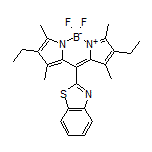 10-(2-Benzothiazolyl)-2,8-diethyl-5,5-difluoro-1,3,7,9-tetramethyl-5H-dipyrrolo[1,2-c:2’,1’-f][1,3,2]diazaborinin-4-ium-5-uide