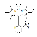 2,8-Diethyl-5,5-difluoro-1,3,7,9-tetramethyl-10-[3-(trifluoromethyl)-2-pyridyl]-5H-dipyrrolo[1,2-c:2’,1’-f][1,3,2]diazaborinin-4-ium-5-uide