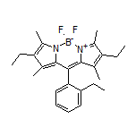 2,8-Diethyl-10-(2-ethylphenyl)-5,5-difluoro-1,3,7,9-tetramethyl-5H-dipyrrolo[1,2-c:2’,1’-f][1,3,2]diazaborinin-4-ium-5-uide