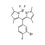 10-(3-Bromo-4-fluorophenyl)-5,5-difluoro-1,3,7,9-tetramethyl-5H-dipyrrolo[1,2-c:2’,1’-f][1,3,2]diazaborinin-4-ium-5-uide