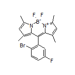 10-(2-Bromo-5-fluorophenyl)-5,5-difluoro-1,3,7,9-tetramethyl-5H-dipyrrolo[1,2-c:2’,1’-f][1,3,2]diazaborinin-4-ium-5-uide