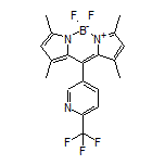 5,5-Difluoro-1,3,7,9-tetramethyl-10-[6-(trifluoromethyl)-3-pyridyl]-5H-dipyrrolo[1,2-c:2’,1’-f][1,3,2]diazaborinin-4-ium-5-uide