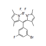 10-(3-Bromo-5-fluorophenyl)-5,5-difluoro-1,3,7,9-tetramethyl-5H-dipyrrolo[1,2-c:2’,1’-f][1,3,2]diazaborinin-4-ium-5-uide