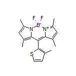 5,5-Difluoro-1,3,7,9-tetramethyl-10-(3-methyl-2-thienyl)-5H-dipyrrolo[1,2-c:2’,1’-f][1,3,2]diazaborinin-4-ium-5-uide