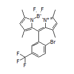 10-[2-Bromo-5-(trifluoromethyl)phenyl]-5,5-difluoro-1,3,7,9-tetramethyl-5H-dipyrrolo[1,2-c:2’,1’-f][1,3,2]diazaborinin-4-ium-5-uide