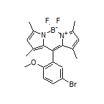 10-(5-Bromo-2-methoxyphenyl)-5,5-difluoro-1,3,7,9-tetramethyl-5H-dipyrrolo[1,2-c:2’,1’-f][1,3,2]diazaborinin-4-ium-5-uide