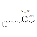 2-Hydroxy-3-nitro-5-(4-phenylbutyl)benzaldehyde