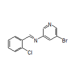 (E)-5-Bromo-N-(2-chlorobenzylidene)pyridin-3-amine