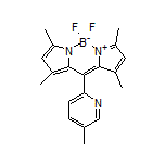 5,5-Difluoro-1,3,7,9-tetramethyl-10-(5-methyl-2-pyridyl)-5H-dipyrrolo[1,2-c:2’,1’-f][1,3,2]diazaborinin-4-ium-5-uide