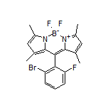 10-(2-Bromo-6-fluorophenyl)-5,5-difluoro-1,3,7,9-tetramethyl-5H-dipyrrolo[1,2-c:2’,1’-f][1,3,2]diazaborinin-4-ium-5-uide