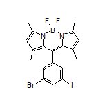 10-(3-Bromo-5-iodophenyl)-5,5-difluoro-1,3,7,9-tetramethyl-5H-dipyrrolo[1,2-c:2’,1’-f][1,3,2]diazaborinin-4-ium-5-uide