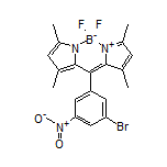 10-(3-Bromo-5-nitrophenyl)-5,5-difluoro-1,3,7,9-tetramethyl-5H-dipyrrolo[1,2-c:2’,1’-f][1,3,2]diazaborinin-4-ium-5-uide