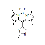 5,5-Difluoro-1,3,7,9-tetramethyl-10-(2-methyl-5-thiazolyl)-5H-dipyrrolo[1,2-c:2’,1’-f][1,3,2]diazaborinin-4-ium-5-uide