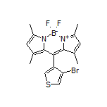 10-(4-Bromo-3-thienyl)-5,5-difluoro-1,3,7,9-tetramethyl-5H-dipyrrolo[1,2-c:2’,1’-f][1,3,2]diazaborinin-4-ium-5-uide