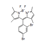 10-(2,4-Dibromophenyl)-5,5-difluoro-1,3,7,9-tetramethyl-5H-dipyrrolo[1,2-c:2’,1’-f][1,3,2]diazaborinin-4-ium-5-uide